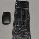 seenda Bluetooth Keyboard and Mouse Combo for Mac, SKM64-2 Rechargeable Slim Wireless Keyboard Mouse Compact, 3 Multi-Device Connection, Compatible for Mac, MacBook Pro/Air, iPad, iPhone, Black Gray