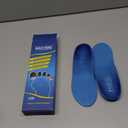 Plantar Fasciitis Feet Insoles Arch Supports Orthotics Inserts Relieve Flat Feet, High Arch (Mens 4-4 1/2 | Womens 6-6 1/2) (New Blue)