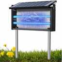 18.9 * 2.6 * 9.1in Bug Zapper Outdoor - Mosquito Repellent Outdoor Patio,Solar Bug Zapper Indoor,Waterproof Portable Fly Zapper,High Powered 4500V Mosquito Zappers Killer for Home,Patio,Camping