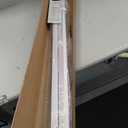 LazBlinds No Tools No Drill 1" Vinyl Mini Blinds, Cordless Blinds for Windows, Light Filtering Horizontal Window Blinds & Shades, 36" W x 36" H, White