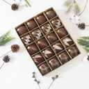 20PCS Velvet Ornaments for Christmas Tree, 2.36INCH Glitter Flocked Christmas Ornaments Decorations Balls Set Decor