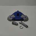 POOLAZA Pool Vacuum Head, Weighted Pool Vacuum Head with 1-1/4'',1-1/2'' Swivel Hose Connection, Bottom & Side Brushes, Pool Vacuum Heads for Inground Pools, Above Ground Pools & Vinyl Lined Pools