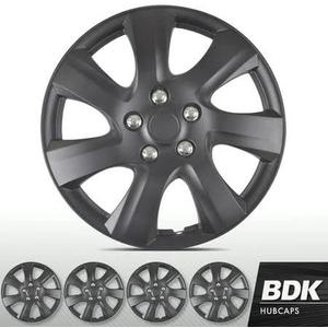 BDK KT-1021-16-MBK: Hub Cap/Matte Black 16", 4pcs