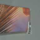Fabric 7x5ft Beach Ocean Sunset Photography Backdrop Summer Hawaii Seaside Tropical Coconut Palm Trees Flowers Glow Background Luau Aloha Party Decorations Photo Banner