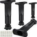 4 Pc Bed Support Legs and Bed Frame Support Legs Adjustable Bed Frame Support Legs, Bed Frame Center Slats Heavy Support Leg, Extra Durable Furniture Feet, for King Bed, Sofa, Table (7.8-15)