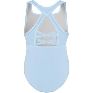 Phineein Girls Gymnastics Leotards Hollow Back Crisscross - Kids Sleeveless Ballet Dance Fancy Leotard,10-12 Years