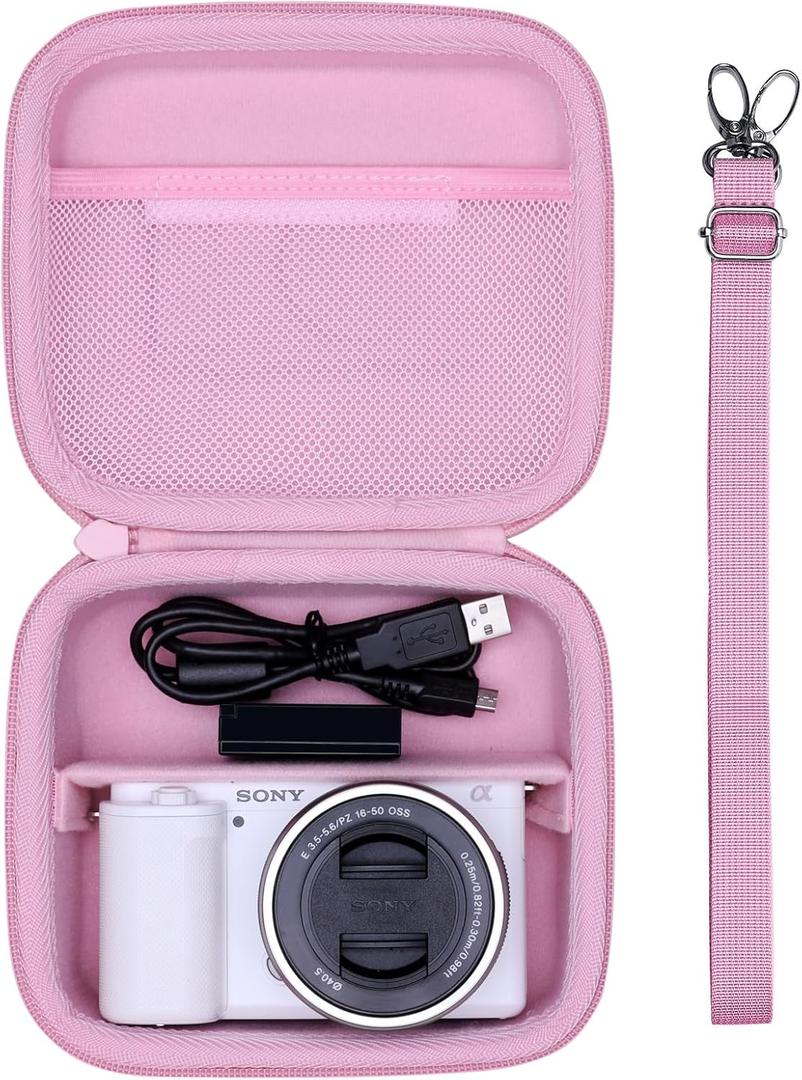 XANAD Hard Case for Sony a6400/a6700/a6100/a6000/ZV-E10/ZVE10 II/RX100 VII or Fujifilm X100VI / X100V Digital Camera (Pink)