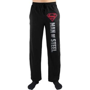Bioworld Superman Man Of Steel Symbol Print Men's Sleepwear Lounge Pants S