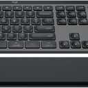 Logitech MX Keys S Combo - Performance Wireless Keyboard and Mouse with Palm Rest, Customizable Illumination, Fast Scrolling, Bluetooth, USB C, for Windows, Linux, Chrome, Mac,Color Graphite.