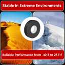 SWRT Wire Harness Tape, 3/4 Inch  50 Feet, 12 Packs (600 Feet Total), Self-Adhesive Black Cloth Electrical Tape for Automotive Use, High Temperature Resistance Felt Tape.