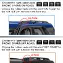 FengYu 300lb Lockable Roof Rack Cross Bars Compatible with Ford Bronco Sport Base & Big bend & Outer Banks & Badlands & First Edition 2021-2026 Aluminum Crossbars Rails Cargo Racks Luggage
