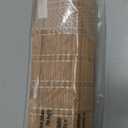 LazBlinds No Tools No Drill Cordless Bamboo Roman Shades, Light Filtering Window Treatment, Roll Up Bamboo Blinds for Windows 30'' W x 72'' H, Brown