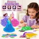 Gooidea 10PCS Poke Arts and Crafts for Girls Classical Princesses Poking Art, Mess-Free DIY Craft for Kids DIY Creative Activities Pretend Play Toy Gifts for Kids Age 4-9