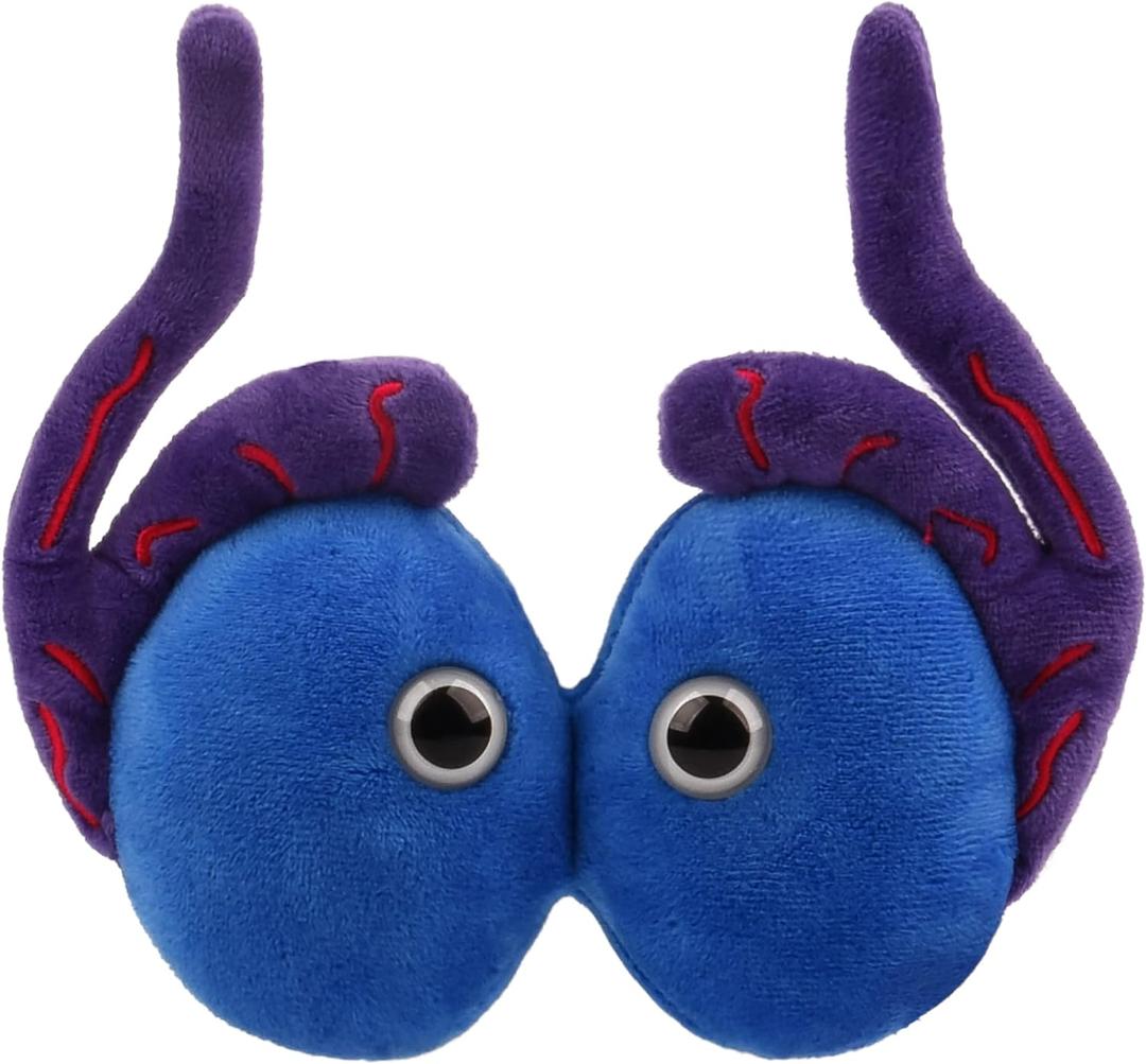 GIANTmicrobes Testicle Plushie, Testicle Toy, Testicles Gift, Testicular Cancer Awareness, Vasectomy Gifts, Urology Gifts, Urology Nursing, Testicle Pillows, Testicles Gag Gift