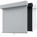SHADEMOON Blackout Cordless Roller Shades for Windows,Free-Stop System Blind with Valance,Pull Down Room Darkening Indoor Shades,Thermal Insulated UV Blocking Fabric,Home Office(Grey,32" W x 72" H)