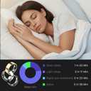 Smart Ring for Women & Men, Fitness Tracker Ring with Heart Rate Monitor, HRV, Sleep Tracking, No Subscription Fee, 10ATM Waterproof Activity Ring for Android & iPhone (Silver, 9#)