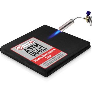 kanhiro Carbon Felt Welding Blanket Fireproof - 20" X 20" Heat Resistant Fabric 1800F High Temp Insulation Blanket, Heat Shield Mat for Grill Stove Pit, Welding Pad for Plumbing Brazing (1/7 Inch (3.5mm))