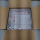 4 PCS Stackable 16 Grids Jewelry Organizer Tray, Clear Earring Display Stand Ring Storage Tray Plastic Drawer Organizer for Makeup, Accessories, Desk, Vanity