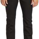 Buffalo David Bitton Men's Straight Six Jeans (36W x 32L, Crinkled and Dark Black)