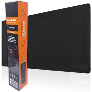 XL Extended Gaming Mouse Pad/Mat 34"x14"(Stealth) - Large & Wide Desk Cloth Mousepad - Stitched/Water Proof/Non Slip Base (XL 34"x14", Stealth)