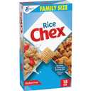 Rice Chex Gluten Free Breakfast Cereal, Homemade Chex Mix Ingredient, Family Size, 18 oz (EXP 05/09/27)