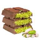Phuumy Dubai Chocolate Bar Pistachio, Sandwich Filling Mildly Bitter But Not Greasy Halloween Treats Nutty Fruity Dubai Chocolate 2.47oz