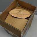 famiware Star 8.25" Pasta Bowls, Large Dinner Bowls Set of 4, Salad Bowl Plates, Shallow Bowls for Eating, Cappuccino White
