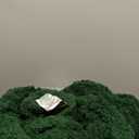 L'AGRATY Chunky Knit Blanket Throw: 80''x90'' Chenille Chunky Knitted Throw Blanket for Bed Couch - Handmade Thick Big Cable Knit Blanket - Large Chunky Crochet Rope Blanket for Home Decor(Green)