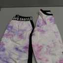 Betusline Girls 2 Piece Outfits, Tie-Dye Pullover Crop Sweatshirt Tops + Sweat Jogging Pants 2 Pieces Clothes Set，Purple Mist，11-12 Years = Tag 160