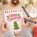 OLINGYOU Glitter Marker Pens,36 Colors Self-Shimmer Metallic Markers,Glitter Paint Pens DIY Crafts Greeting Birthday Cards, Making Poster,Album,Scrapbooking,WoodMugs