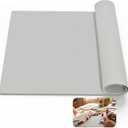 Silicone Crafting Mat for Artists, 32"x24"x1.2mm Large Nonstick Art Sheet for Resin Craft, Jewelry Casting, Acrylic Painting, Clay Work, Heat Resistant Desk Protector and Placemat | Gray