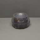 WDF 100pcs Clear Disposable Plastic Plates With Gold Trim - Baroque Clear Gold for Parties or Wedding or Thanksgiving - including 50PCS Dinner Plates 10.25inch and 50PCS Salad Plates 7.5inch