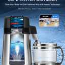 CO-Z 1.1 Gallon Water Distiller, 4L 750W Countertop Maker, Glass Pot