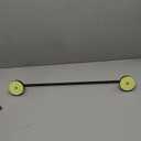 JOMOLA Towel Bar Suction Hand Towel Rack for Bathroom Stainless Steel Kitchen Towel Rail Holder Storage Hanger No Drilling Towel Bar Matte Black,22 inches