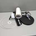 AKASUKI Floor Lamp for Living Room with 3 Color Temperatures, Foot Switch Standing Lamps for Living Room, Bedroom, Office, Arc Mordern Floor Lamp with 9W LED Bulb Included (Black)