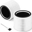 Core 200S Replacement Filter for LEVOIT Core 200S Smart WiFi Air Purifier, Funmit 3-in-1 H13 True HEPA Filter Replacement and High-Efficiency Activated Carbon, Part # Core 200S-RF, 2 Pack (White)