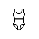 Women Swimsuit  2 Color SIze Large