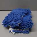 2 Pack Flip Mop Refills Compatible with O Cedar Mop, Flat Dust Mop Head Replacement for Dry & Wet Use, Chenille + Microfiber Mop Cover Pad for Deeper Cleaning, Double Sided Use for Hardwood Floor (White Blue/Red Blue - 2 Combinations With Different Appearance Functions)