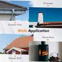 #3 Metal Roof Vents Flashing, Roofing Boots Kit for Houses Fits Pipe Od 1/4" to 5-3/4", Epdm Flexible Roof Jacks for Roofing, Roofing Screws & Hex Socket and Scissors Included - 4 Pcs