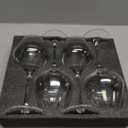 Gusto Nostro Crystal Wine Glasses Set of 4, 22 Oz Long Stem Modern Wine Glasses for White and Red Wine, Dishwasher Safe, Fancy, Elegant, Large and Tall Wine Glass for Wedding Christmas Anniversary