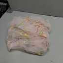 Pink Floral Table Runner 10ft Embroidery Tulle Spring Wildflower Table Runner Seasonal Summer Butterfly Kitchen Dining Gauze Decoration for Wedding Baby Shower Birthday Party (1 Pcs)