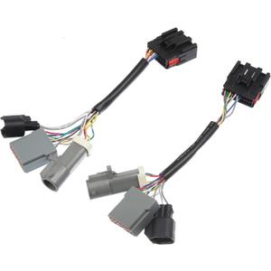 X AUTOHAUX 2 Pcs Tow Mirror Wiring Harness Adapter for Ford F250 F350 F450 F550 Truck 1999-2007 Truck Mirror Wiring Connector Mirrors Power Heated Upgrade Harness