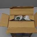 8 Pack Christmas Tree Candles, 10 Inch Pure Beeswax Christmas Tree Shaped Taper Candles for Xmas Holiday Decor, Advent Party Banquet Centerpiece Decoration(Green with Silver Trim)