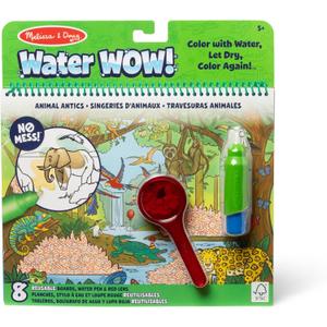 Melissa & Doug On the Go Water Wow! Reusable Water-Reveal Deluxe Activity Pad  Animal Antics