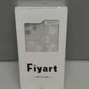 Fiyart Designed for iPhone 12 Case Cute Flowers with Strap Soft TPU Phone Cover Protective Camera Lens Protection for Women Men Floral Bumper with Stand 6.1"-White