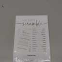 GardenCity 50 Baby Shower Word Scramble Game Cards, Fun Baby Shower Games for Boy or Girl, Gender Neutral - Minimalist