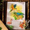 150pcs Bird Sticker, Lifany Cute Birds Waterproof Stickers for Laptop,Phone,Luggage, Funny Cat Stickers Decals Pet with Transparent Backing for Laptop,Phone,Luggage, Scrapbooking, Gift for Kids