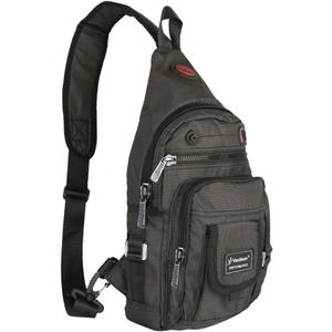 Crossbody Sling Bag Backpack for Men & Women Black (B-black(fits 10.5" Ipad))