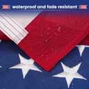 American Flags for Outside 3x5, Spun Polyester Tear-Resistant 3x5Ft Flag Heavy Duty Outdoor, All Weather Resistance American Flag with Embroidered Stars Sewn Stripes