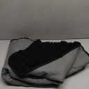 Smiry Dog Door Mat for Muddy Paws, Absorbent Dirt Trapper Non Slip Quick Dry Washable Chenille Mat for Mud Dogs, Entry Rug for Indoor and Outdoor (48x30 Inches, Black and White)